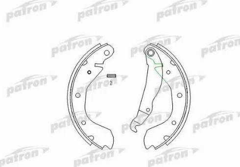 Patron PSP216 - Kit ganasce freno autozon.pro