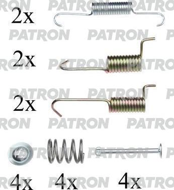 Patron PSRK0091 - Kit accessori, Ganasce freno stazionamento autozon.pro