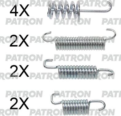 Patron PSRK0098 - Kit accessori, Ganasce freno autozon.pro