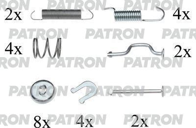 Patron PSRK0106 - Kit accessori, Ganasce freno stazionamento autozon.pro