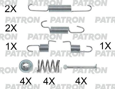 Patron PSRK0102 - Kit accessori, Ganasce freno autozon.pro