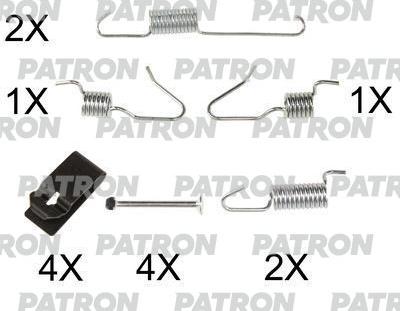 Patron PSRK0107 - Kit accessori, Ganasce freno stazionamento autozon.pro