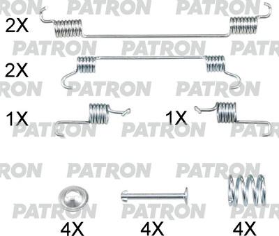 Patron PSRK0249 - Kit accessori, Ganasce freno autozon.pro