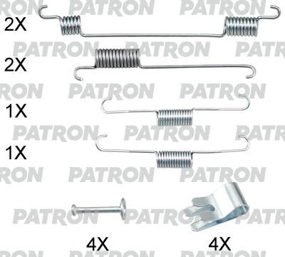 Patron PSRK0254 - Kit accessori, Ganasce freno autozon.pro