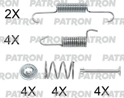 Patron PSRK0208 - Kit accessori, Ganasce freno stazionamento autozon.pro