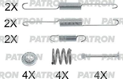 Patron PSRK0222 - Kit accessori, Ganasce freno autozon.pro