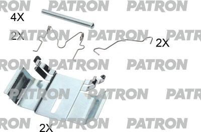 Patron PSRK1204 - Kit accessori, Pastiglia freno autozon.pro