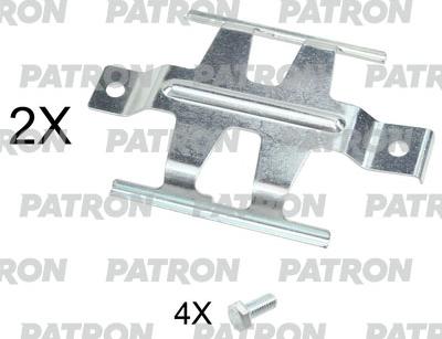 Patron PSRK1237 - Kit accessori, Pastiglia freno autozon.pro