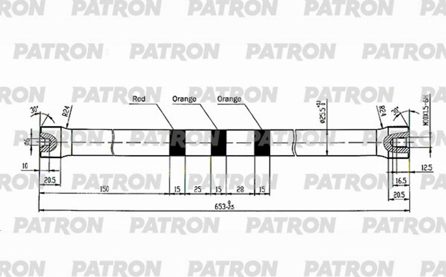 Patron PTB1011 - Prigioniero, Barra di torsione autozon.pro