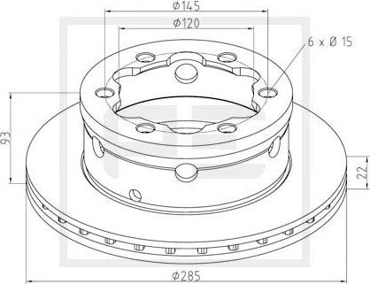 PE Automotive 016.667-00A - Discofreno autozon.pro