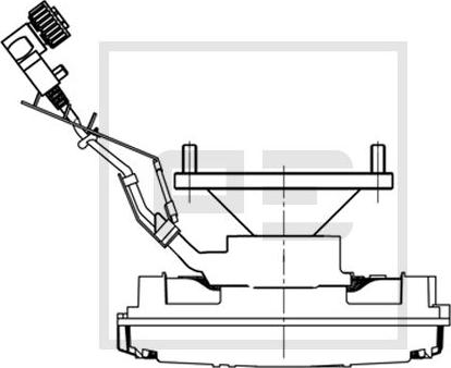 PE Automotive 010.345-00A - Giunto di collegamento, Ventilatore radiatore autozon.pro