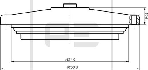 PE Automotive 010.341-00A - Giunto di collegamento, Ventilatore radiatore autozon.pro