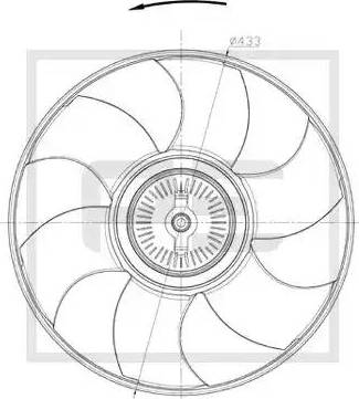 PE Automotive 010.339-00A - Girante, Raffreddamento motore autozon.pro