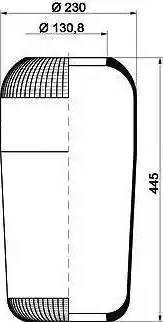 PE Automotive 084.097-40A - Soffietto, Sospensione pneumatica autozon.pro