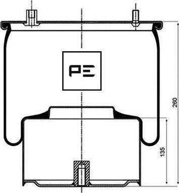 PE Automotive 084.064-72A - Soffietto, Sospensione pneumatica autozon.pro