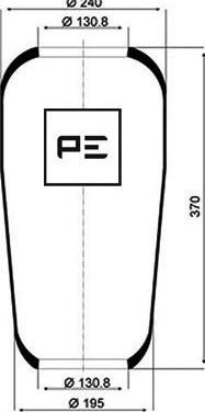 PE Automotive 084.010-70A - Soffietto, Sospensione pneumatica autozon.pro