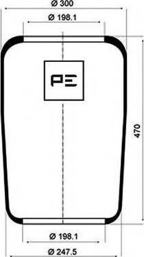 PE Automotive 084.023-70A - Soffietto, Sospensione pneumatica autozon.pro