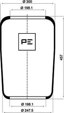 PE Automotive 084.022-70A - Soffietto, Sospensione pneumatica autozon.pro