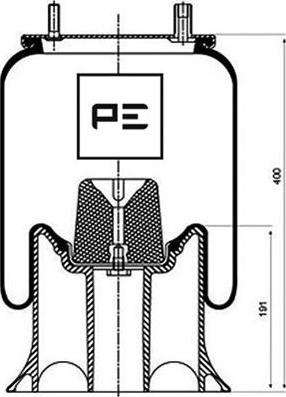 PE Automotive 084.106-73A - Soffietto, Sospensione pneumatica autozon.pro