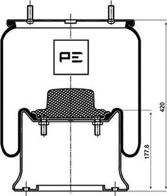 PE Automotive 084.101-72A - Soffietto, Sospensione pneumatica autozon.pro