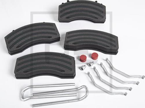 PE Automotive 086.344-00A - Kit pastiglie freno, Freno a disco autozon.pro