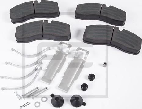 PE Automotive 086.306-50A - Kit pastiglie freno, Freno a disco autozon.pro