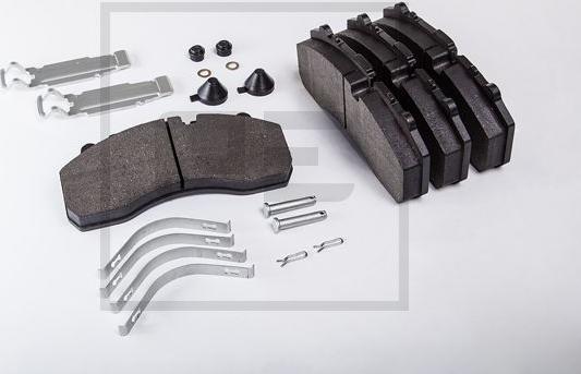 PE Automotive 086.300-50A - Kit pastiglie freno, Freno a disco autozon.pro