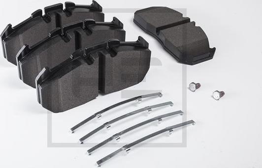 PE Automotive 086.317-00A - Kit pastiglie freno, Freno a disco autozon.pro