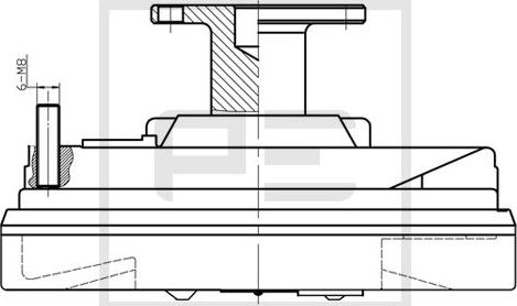 PE Automotive 030.189-00A - Giunto di collegamento, Ventilatore radiatore autozon.pro