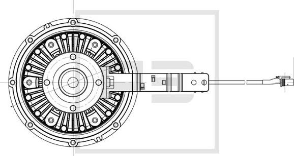 PE Automotive 030.187-00A - Giunto di collegamento, Ventilatore radiatore autozon.pro