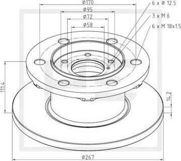 PE Automotive 026.656-10A - Discofreno autozon.pro