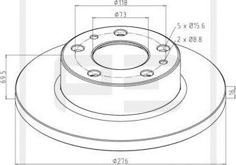 PE Automotive 026.668-10A - Discofreno autozon.pro