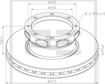 PE Automotive 106.209-00A - Discofreno autozon.pro