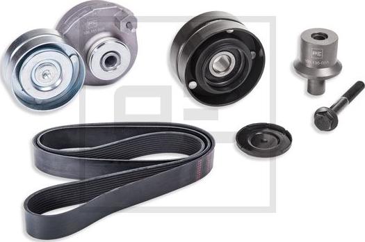 PE Automotive 100.220-00A - Kit Cinghie Poly-V autozon.pro