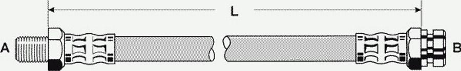 Pex 32108 - Flessibile del freno autozon.pro