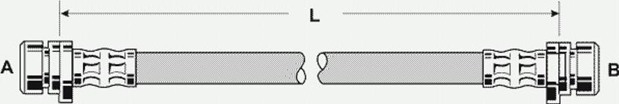 Pex 27024 - Flessibile del freno autozon.pro