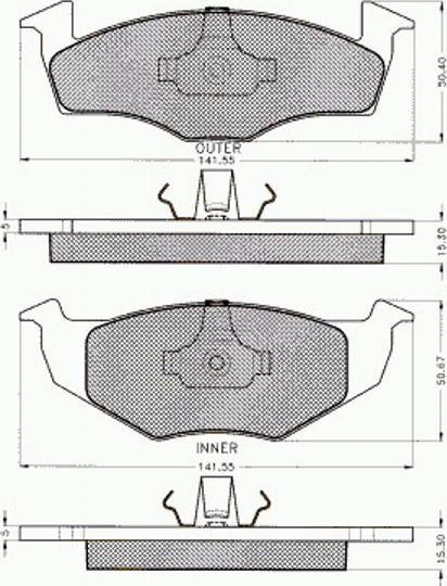 Pex 7.463 - Kit pastiglie freno, Freno a disco autozon.pro