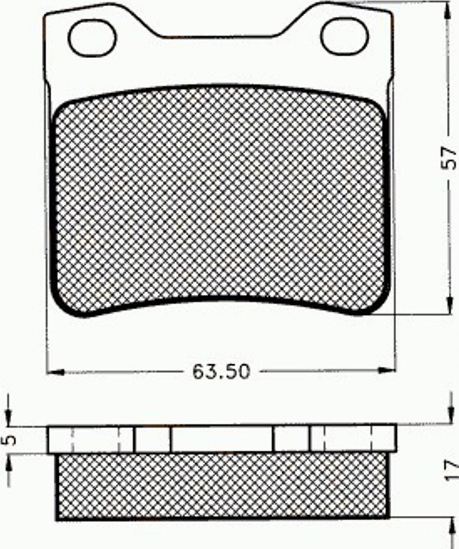 Pex 7.421 - Kit pastiglie freno, Freno a disco autozon.pro