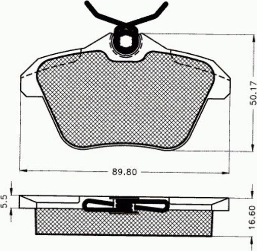 Pex 7.475 - Kit pastiglie freno, Freno a disco autozon.pro