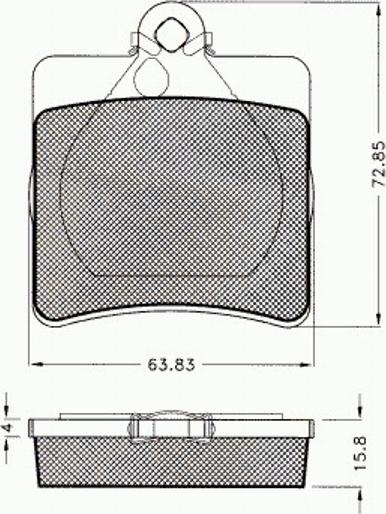 Pex 7524 - Kit pastiglie freno, Freno a disco autozon.pro