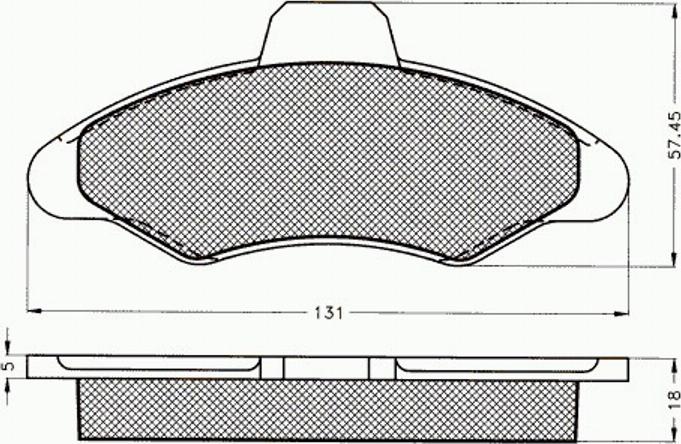 Pex 7.049 - Kit pastiglie freno, Freno a disco autozon.pro