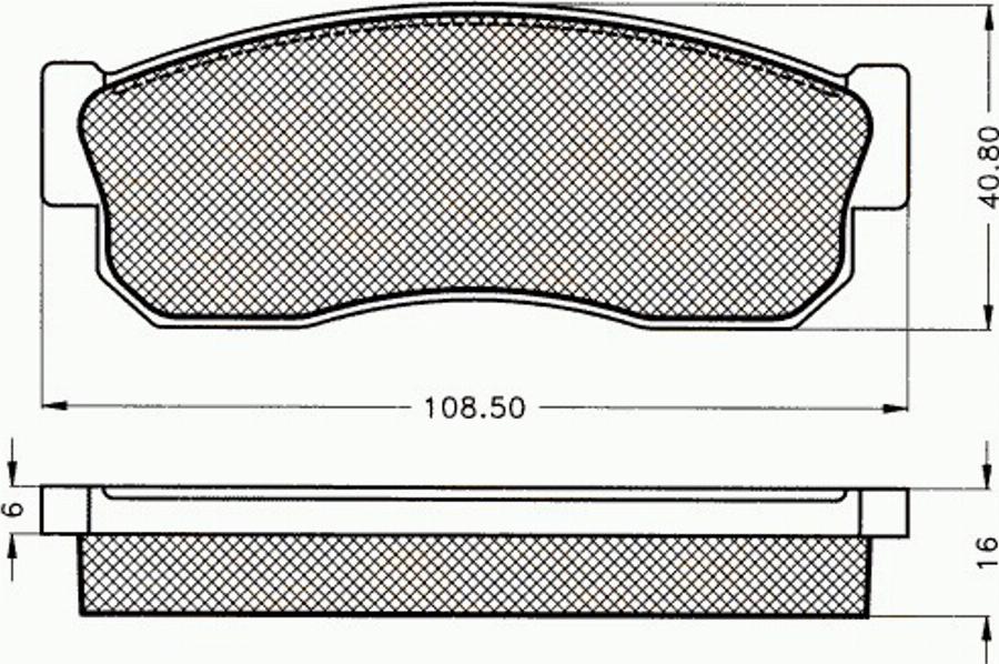 Pex 7048 - Kit pastiglie freno, Freno a disco autozon.pro