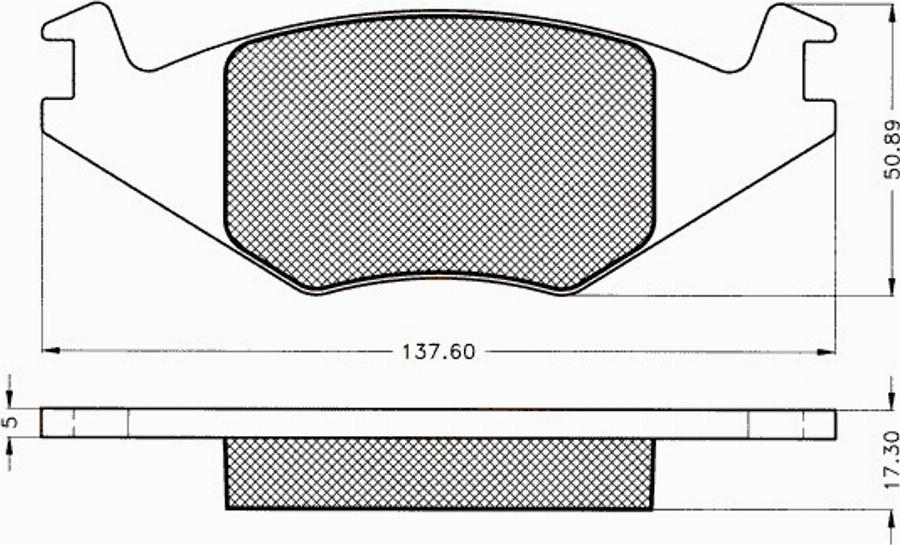 Pex 7.067 - Kit pastiglie freno, Freno a disco autozon.pro