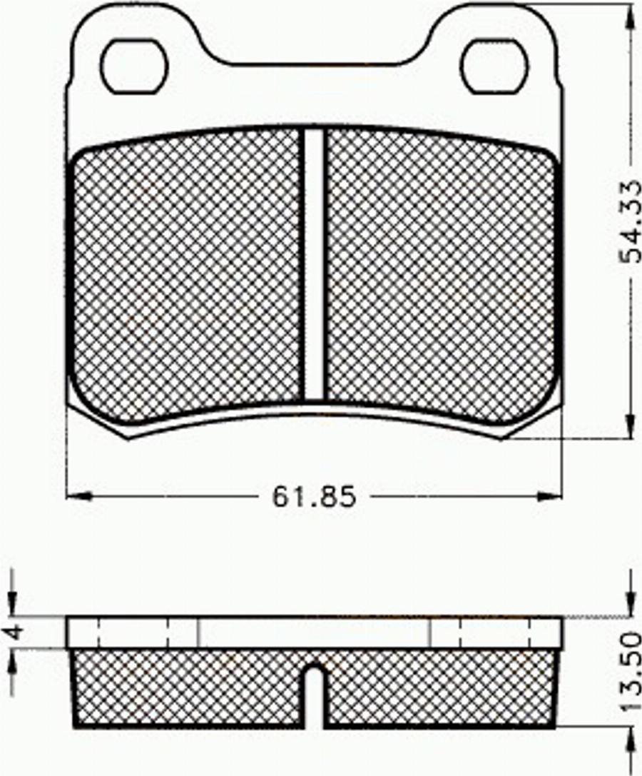 Pex 7007 - Kit pastiglie freno, Freno a disco autozon.pro