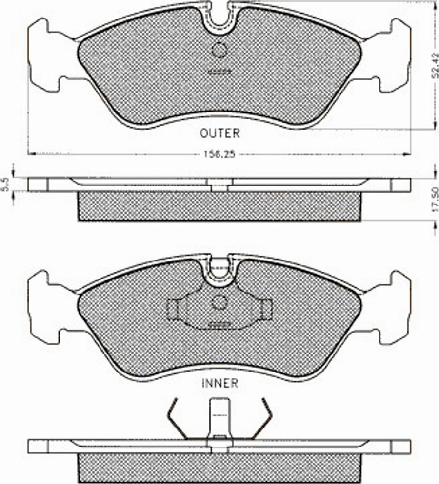 Pex 7.089S - Kit pastiglie freno, Freno a disco autozon.pro