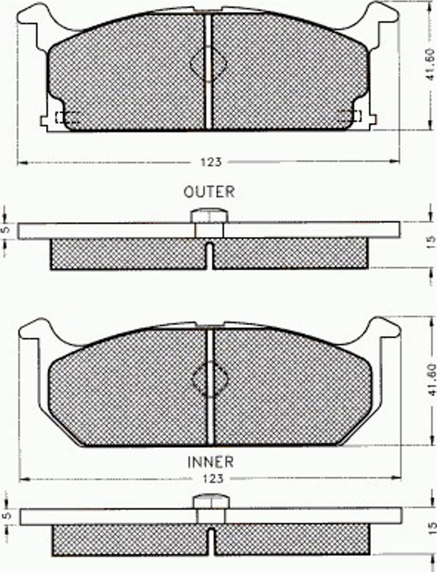 Pex 7084 - Kit pastiglie freno, Freno a disco autozon.pro