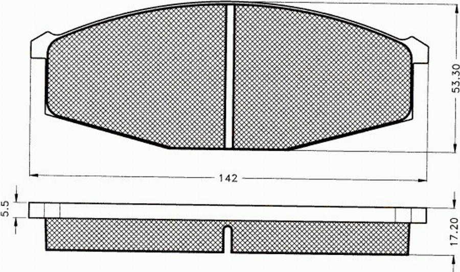 Pex 7.083 - Kit pastiglie freno, Freno a disco autozon.pro