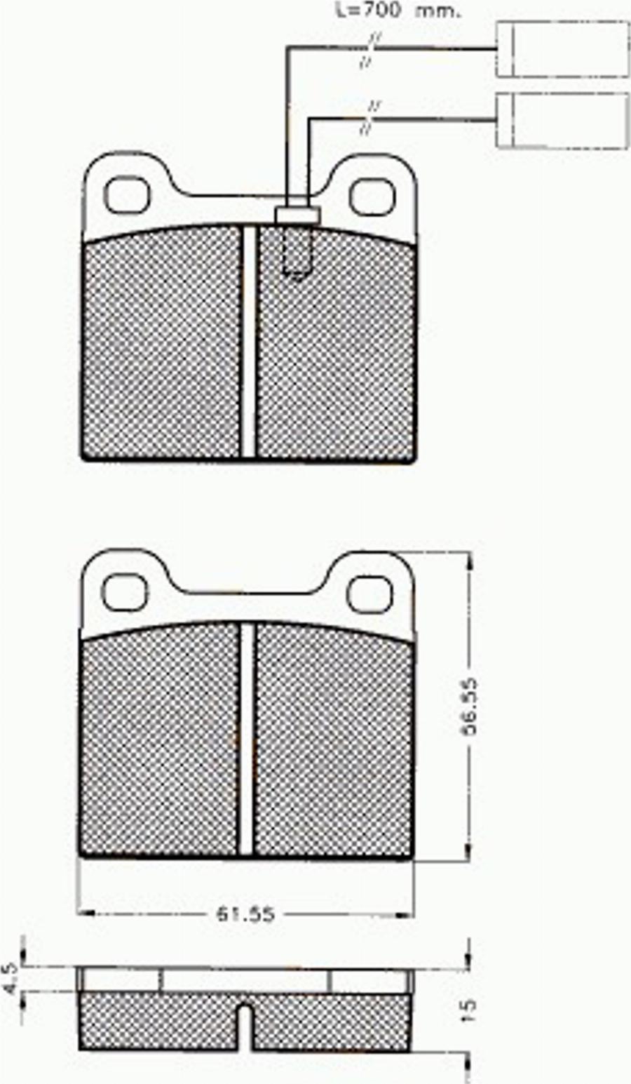 Pex 7.087 - Kit pastiglie freno, Freno a disco autozon.pro