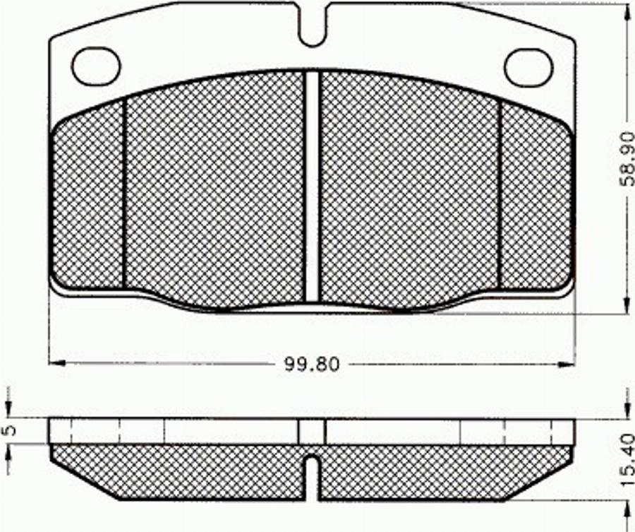 Pex 7.028 - Kit pastiglie freno, Freno a disco autozon.pro