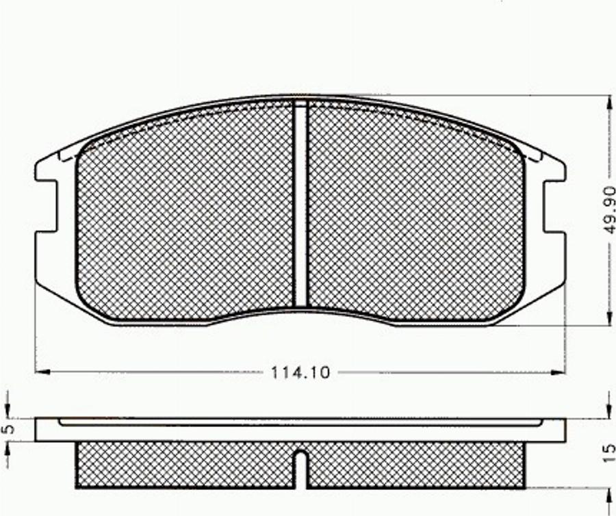 Pex 7145 - Kit pastiglie freno, Freno a disco autozon.pro